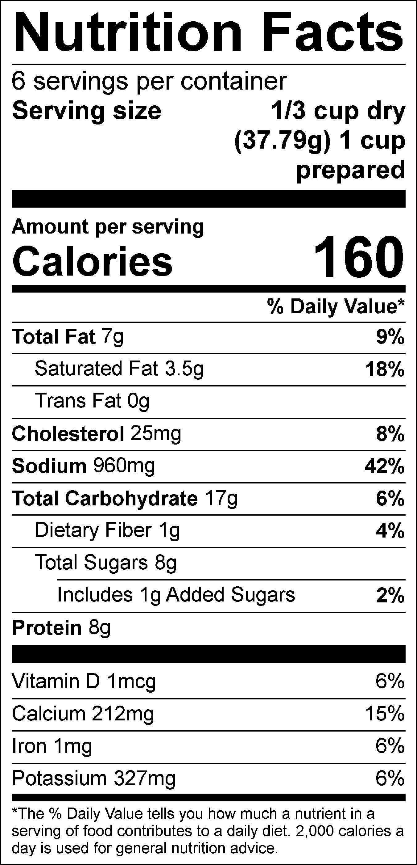 Broccoli Cheddar Soup Mix