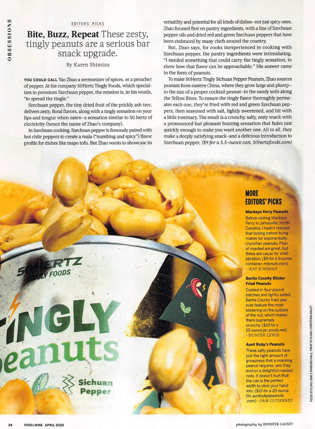 Tingly Peanuts
