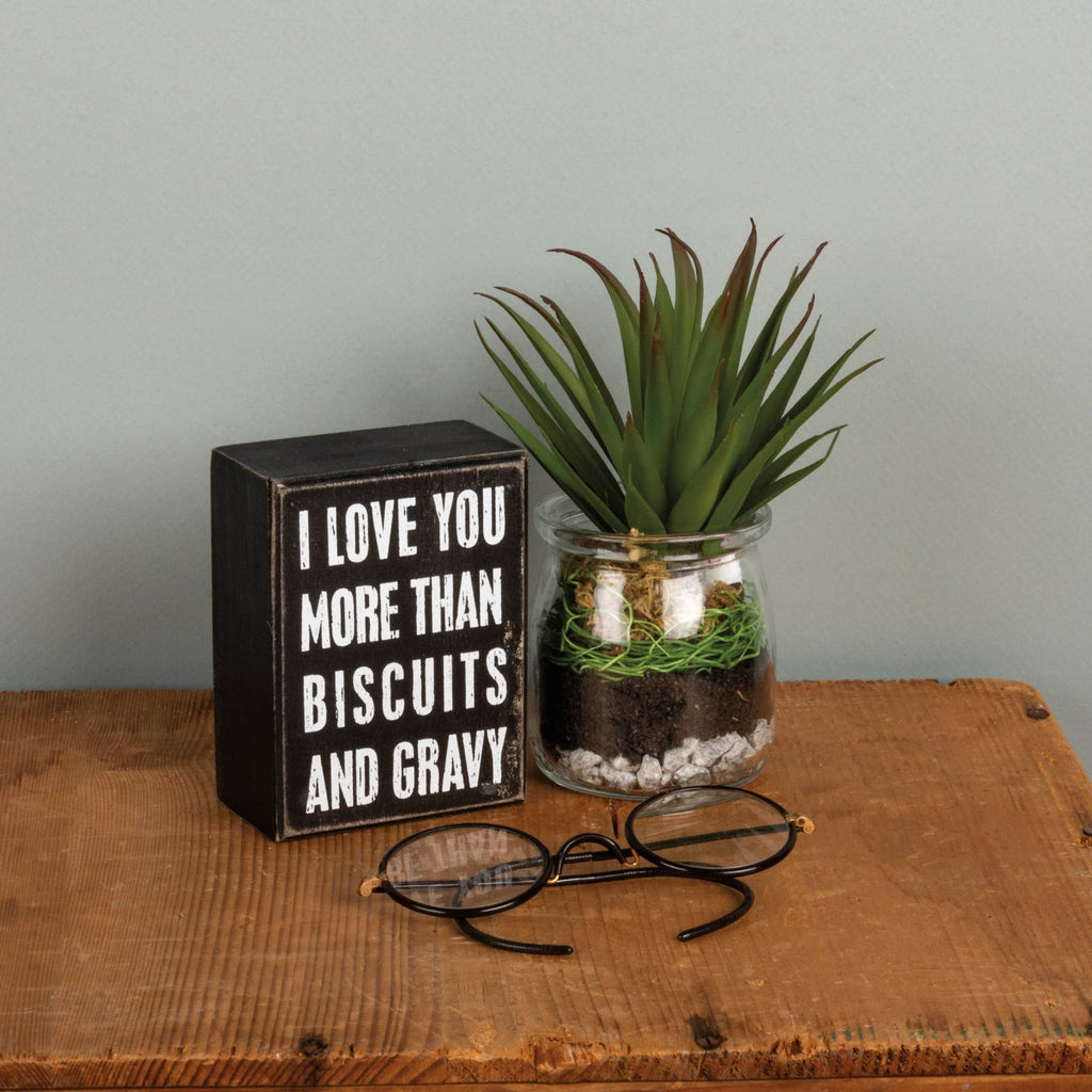 Biscuits Box Sign