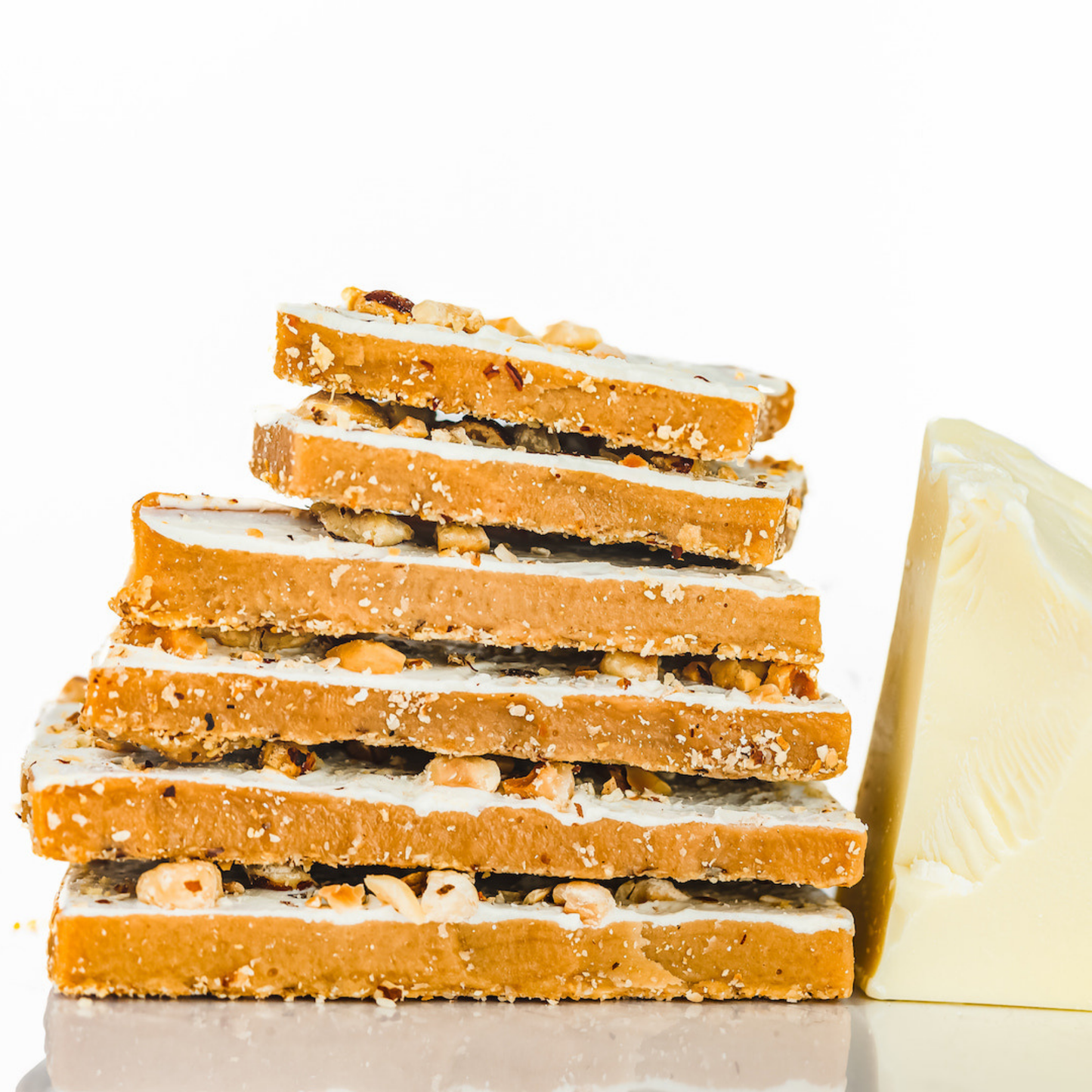 White Chocolate Raspberry Hazelnut Toffee