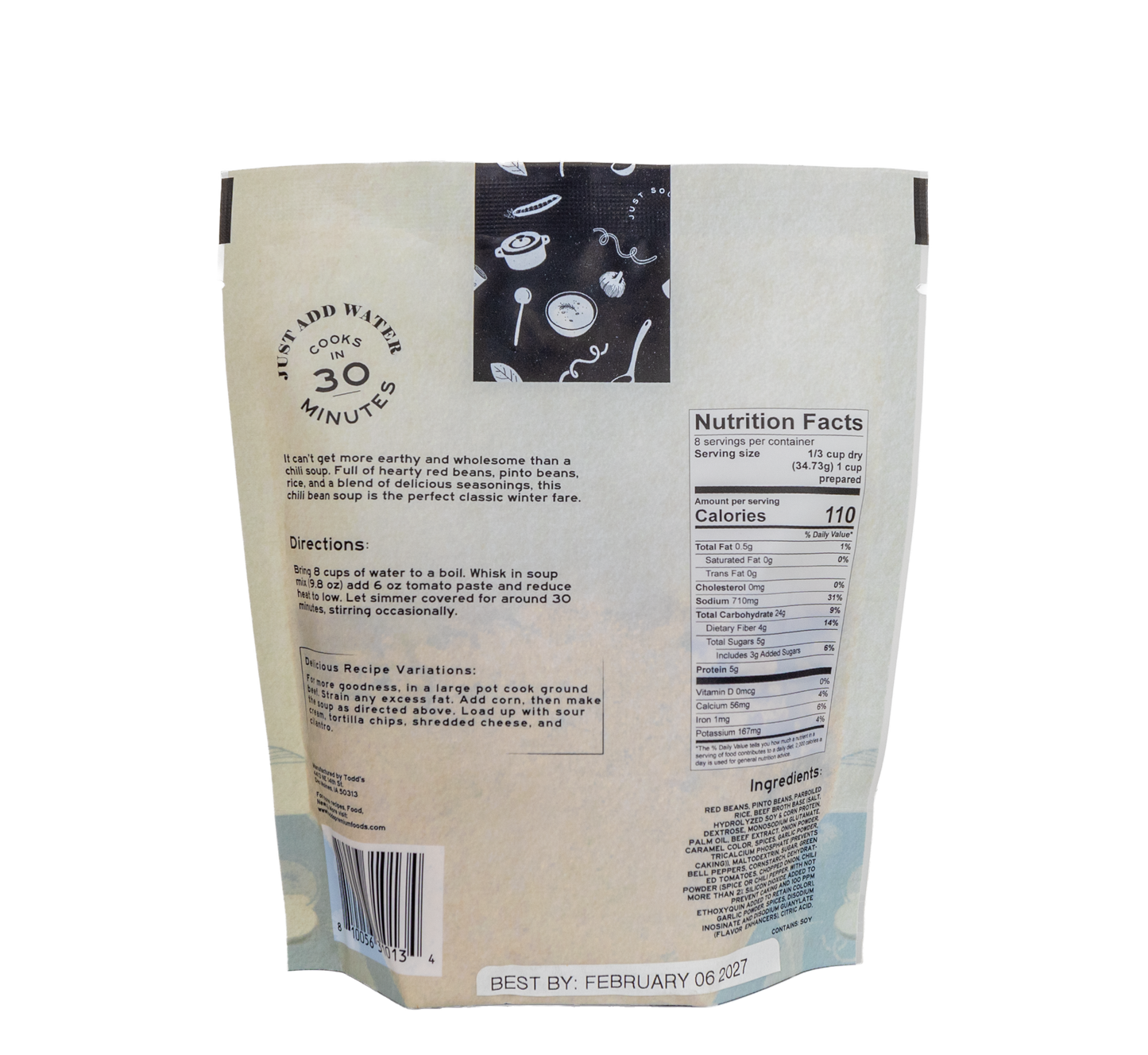 Chili Bean Dry Soup Mix