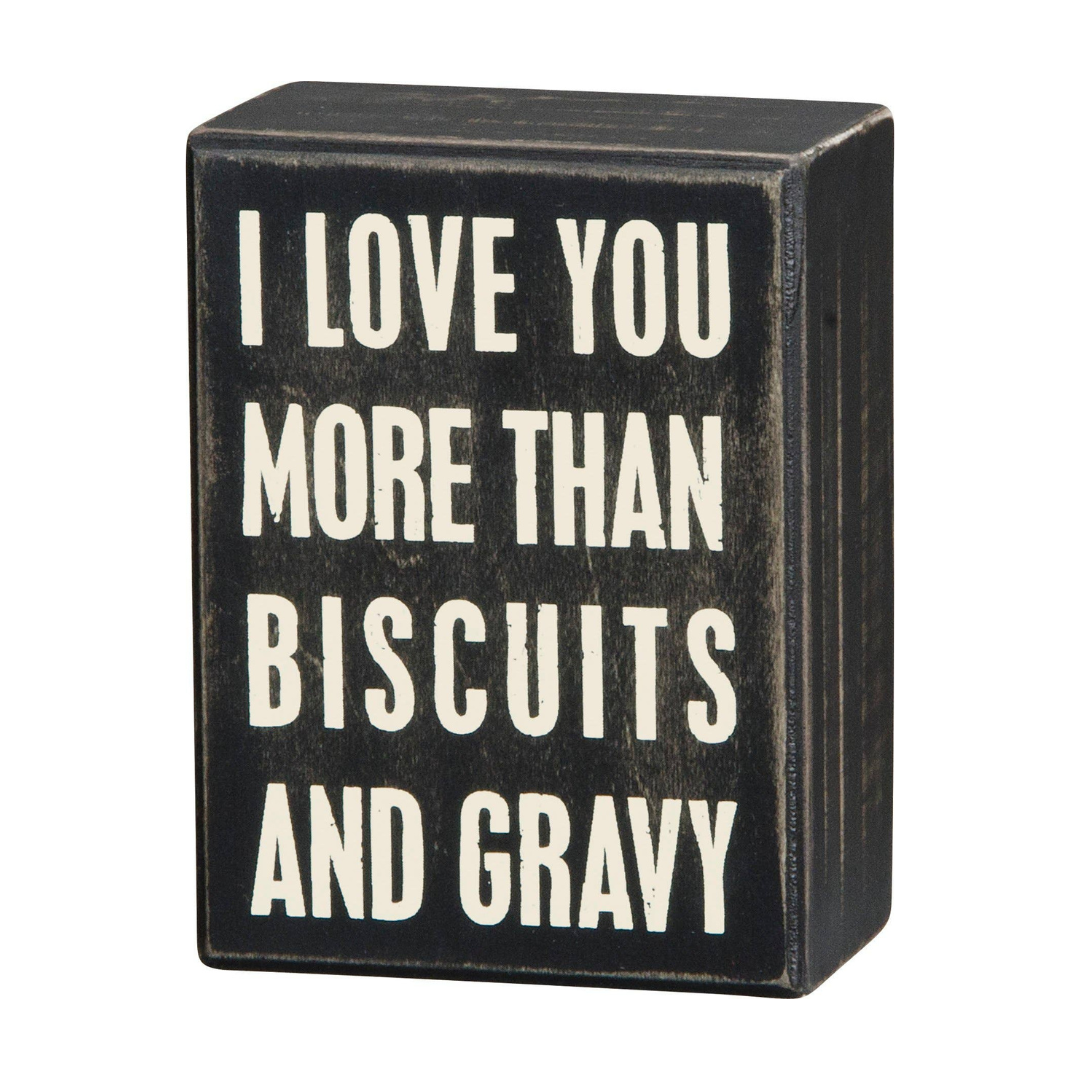 Biscuits Box Sign