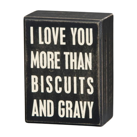 Biscuits Box Sign