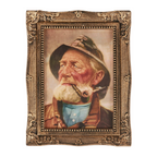 Old Fisherman Framed Wall Art