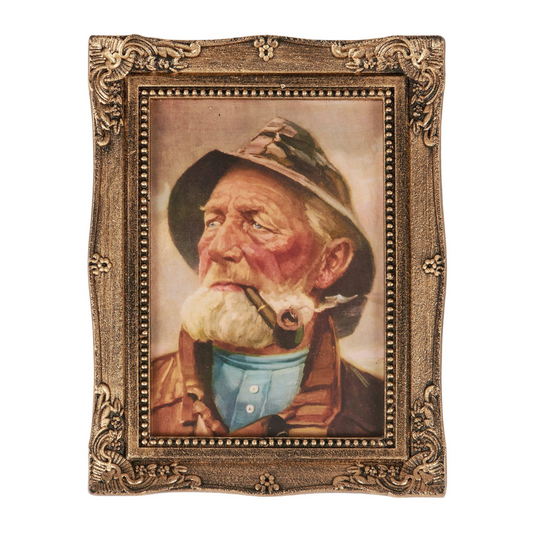 Old Fisherman Framed Wall Art
