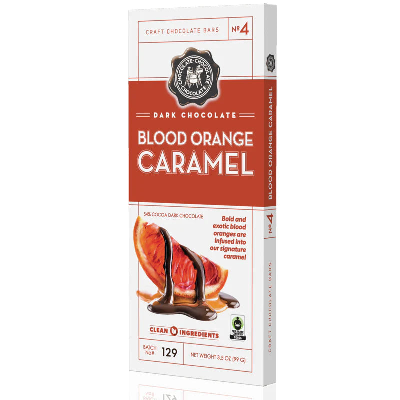 Blood Orange Caramel Chocolate Bar
