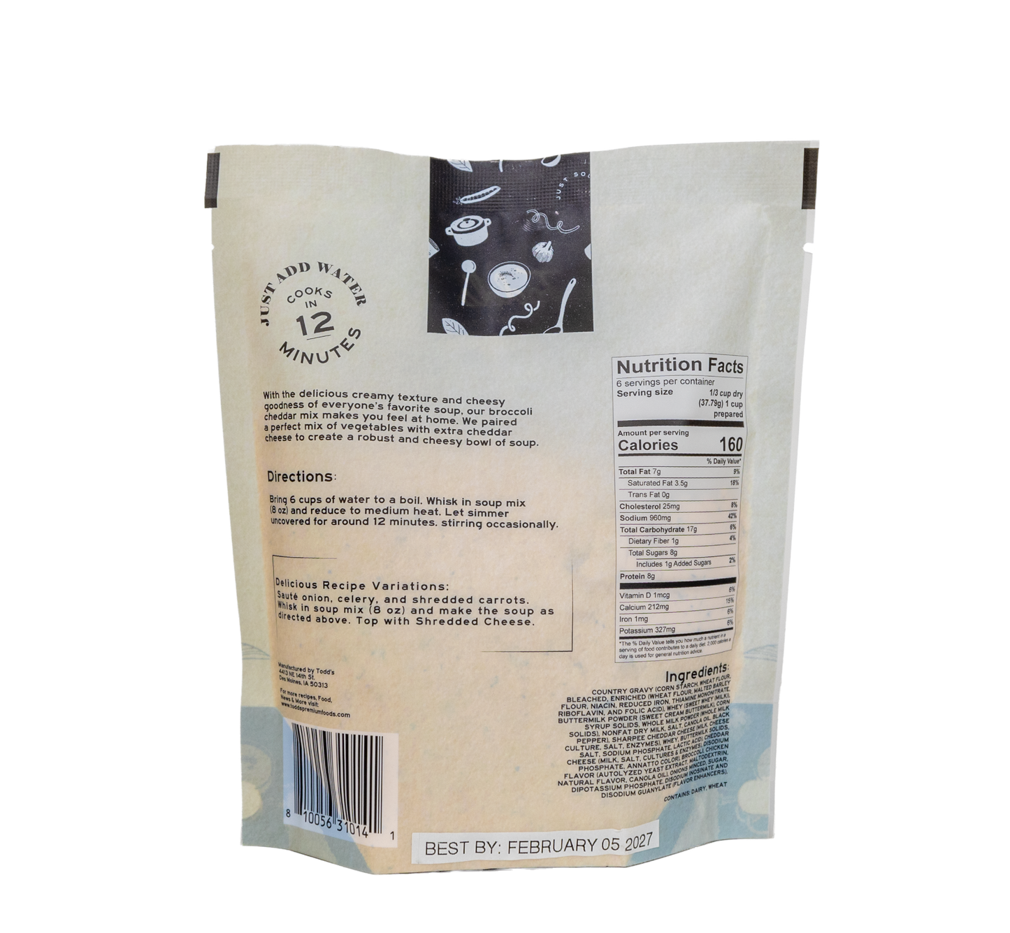 Broccoli Cheddar Soup Mix