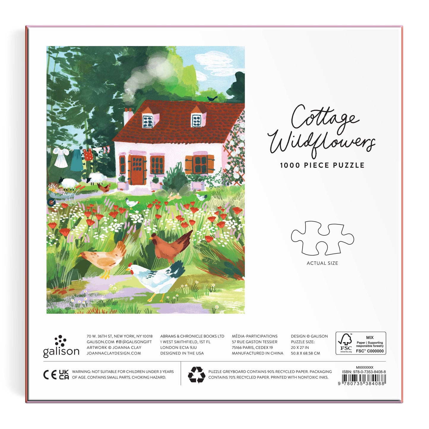 Cottage Wildflowers 1000 Piece Puzzle