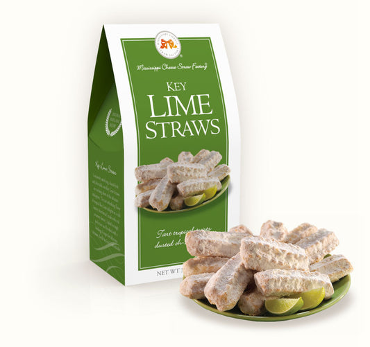 Key Lime Cookie Straws