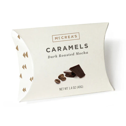 Dark Roasted Mocha Caramel Pillow Box