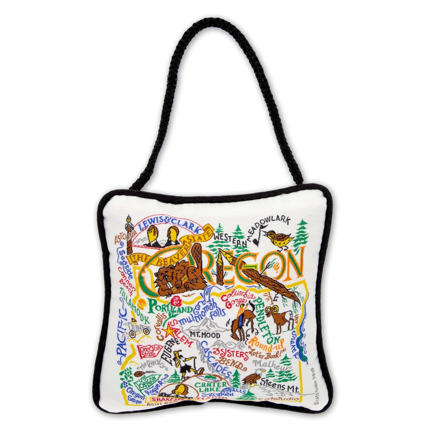 Oregon Mini Pillow Ornament